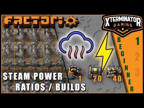 Factorio Tutorial - Steam Power Setup & Ratios : EP 3 Season 1