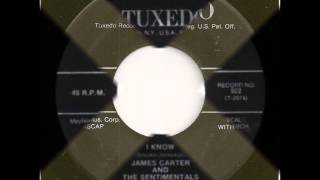 James Carter & The Sentimentals - Hey Baby Hey - Tuxedo 922 - 1957