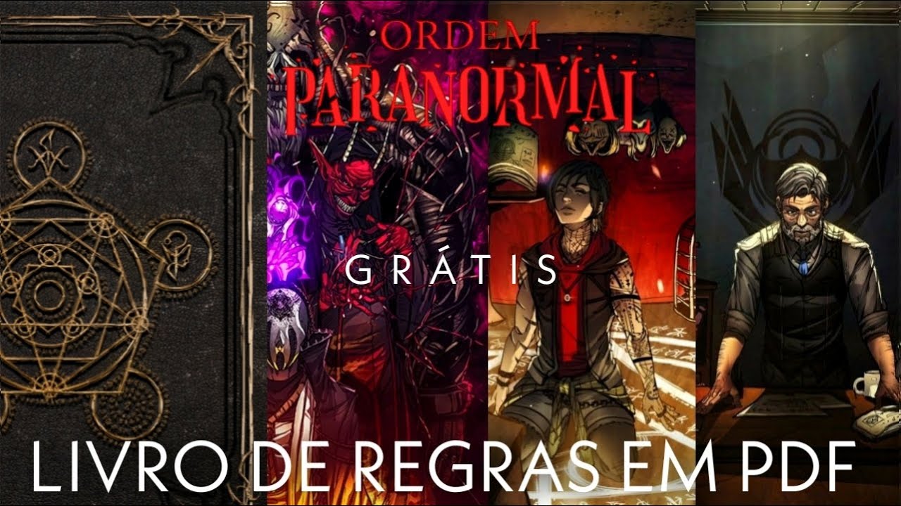 PDF DO LIVRO DE REGRAS DO ORDEM PARANORMAL GRÁTIS
