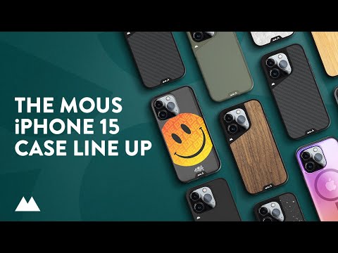 THE IPHONE 15 MOUS CASE LINE UP!