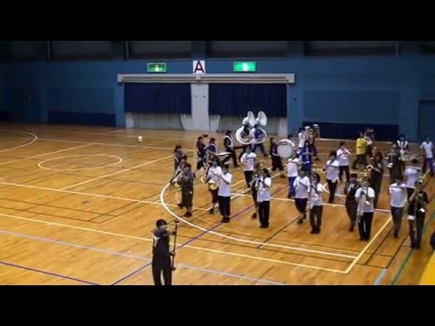 臼田中学校　マーチング練習　2013/11/3　(東海大会前日)