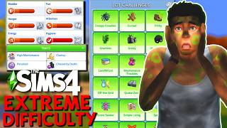 Can I Survive The Sims 4 in the HARDEST Difficulty