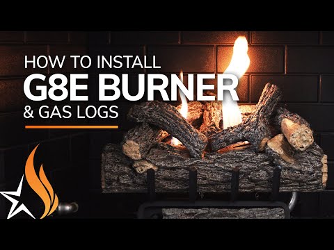 How To Install the G8E Vent Free Fireplace Burner (by...