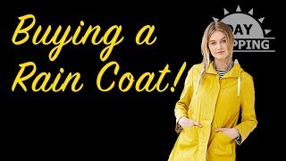 Buying A Rain Coat: Water Proof vs Water Resistant
