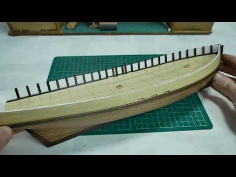 CASCO 30- Como colocar los barraganetes. POLARIS - Modelismo Naval