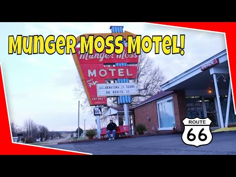 Overnight Stay in a Classic & Historic Route 66 Motel - The Munger Moss Motel, Lebanon, Missouri