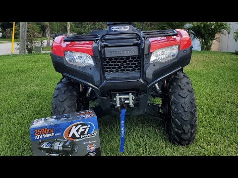 ATV Winch Install Honda Rancher
