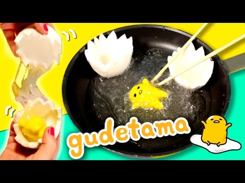 Gudetama SCHLEIM Ei * DIY klaren Schleim Gudetama Handwerk