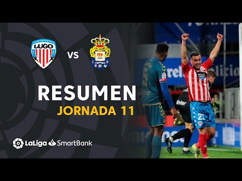 Resumen de CD Lugo vs UD Las Palmas (2-0)