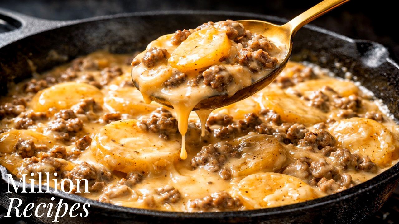 One-Skillet Creamy Beef and Potato Dinner by Million Rezepte — recipe photo