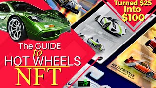 ULTIMATE HOT WHEELS NFT GUIDE - HOW TO BUY & SELL -First Experience and HIT a SUPER RARE REDEEMABLE