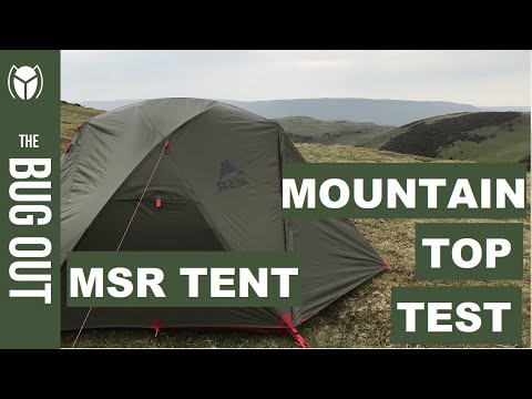 MSR Elixir 2 Tent Review solo wild camp with hill top steak and fry up.