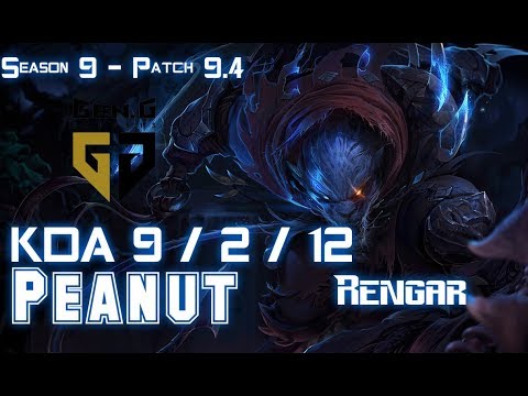 Gen Peanut RENGAR vs ZAC Jungle - Patch 9.4 KR Ranked