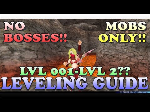 Leveling Guide (Mobs Only) w/ Valuable Drop List - Level 1 to Level ??? - Toram Online