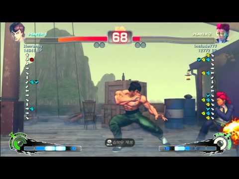 SSF4 Rank Match  kimrandy (FE)  vs  include777 (VI)