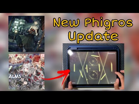 【Phigros】2 New Songs [Rainy Heart] [Realms] - First Try + Phi Gameplay - YouTube