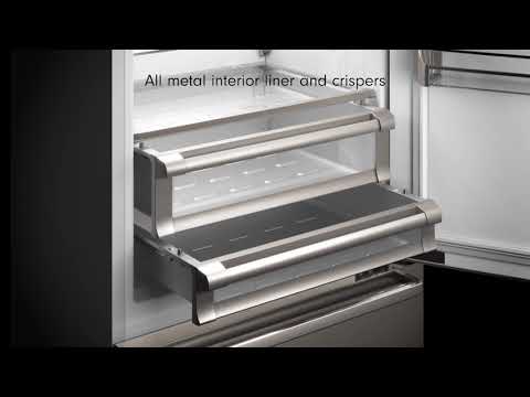 Bertazzoni Built In Fridge Freezer Frost Free REF755BBRXTT - Stainless Steel Video 1