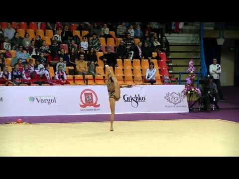 Serdyukova Anastasiya (UZB) clubs Int Comp Senior Grand Prix Moscow 2015