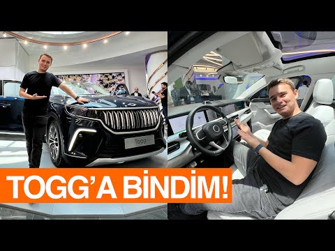 YERLİ OTOMOBİL TOGG'A BİNDİM! İç ve dış tasarıma ilk bakış