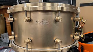 Highwood Bell Metal 14x7 Snare Unboxing, Tuning and Demo