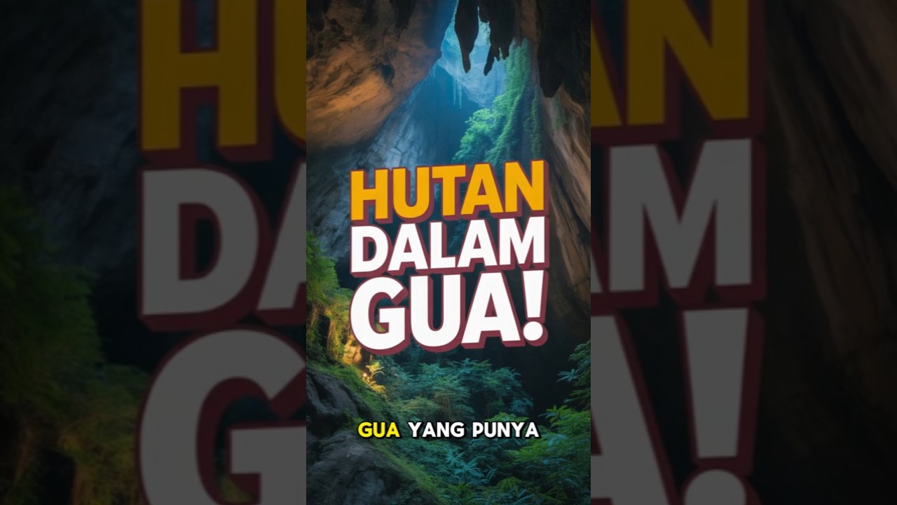 Gua yang Punya Hutan Sendiri #faktaunik #shorts #gua #unik #dunia  #negaradidunia #ikan #hewanbesar