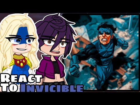 Dispatch React to Robert as Invicible || Gacha react 🇺🇸 🇧🇷
