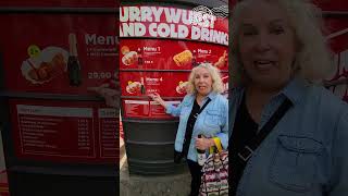 Pricey! Currywurst in Berlin, Germany