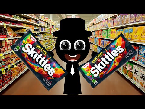 Sprunki Incredibox Mr Black Skittles Meme | Sprunki Animation