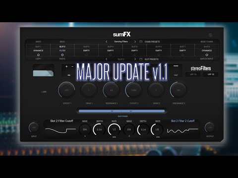 sumFX v1.1 out now - Cross-platform modular multi-FX processor (VST3, AU, AUv3)