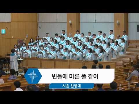 [26.08.09] 시온 찬양대 - 빈들에 마른 풀 같이 대표이미지