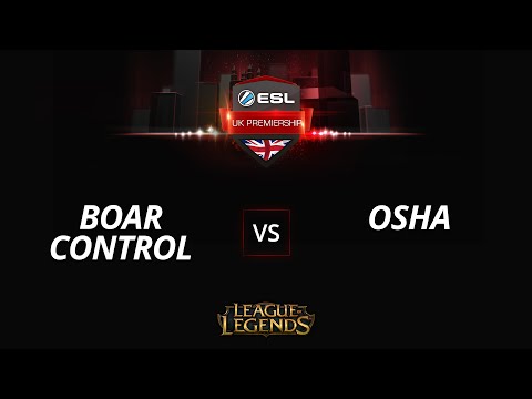 BoarControl vs Osha - Week 2 #ESLPrem Spring 2016