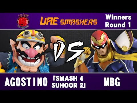 [OS] Smash 4 Suhoor 2: Agostino (Wario, Mario) vs MBG (C. Falcon) - Singles WR1