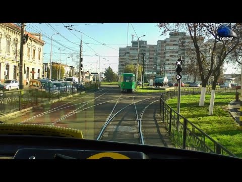 Tatra T4D Cabview - Tatra T4D Führerstandsmitfahrt in Oradea [Autumn Edition]