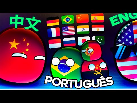 Most SPOKEN Languages in the World - CountryBalls