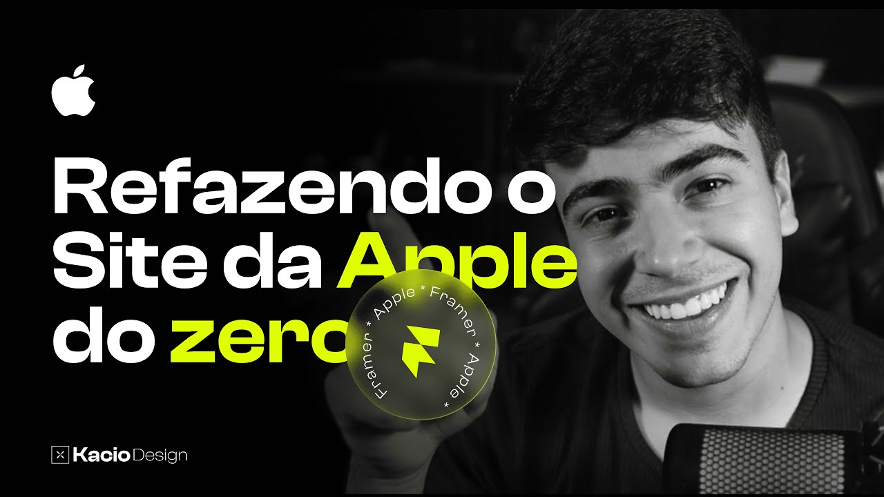 VAMOS RECRIAR O SITE DA APPLE COM FRAMER! EM MENOS DE 1 HORA! || WEBSITE DA APPLE DO ZERO COM FRAMER