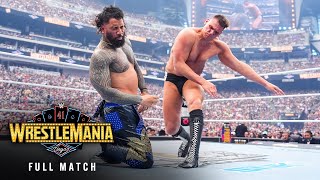 Download lagu FULL MATCH: Gunther vs. Jey Uso | World Heavyweight Title Match: WrestleMania 41 mp3 Download lagu FULL MATCH: Gunther vs. Jey Uso | World Heavyweight Title Match: WrestleMania 41 mp3