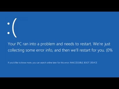 Your PC Ran Into a Problem and Needs to Restart How to Fix- Windows 10/8.1