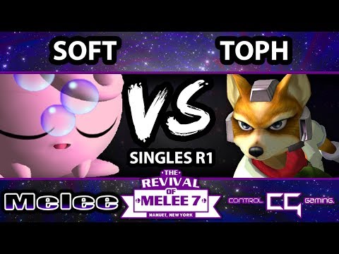 Revival of Melee 7 - Toph (Fox) Vs. Soft (Jigglypuff) - Bracket