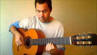 Samba  Bossa Nova Guitar - Chara (Baden Powell) played by Terrence Rosnagle