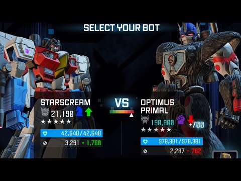 TFTF Revenge of the King Starscream VS Optimus Primal