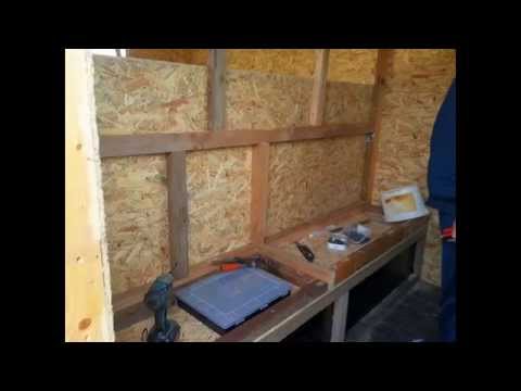 Hühnerstall selber bauen Sommer 2013 Nach Kalle´s Art