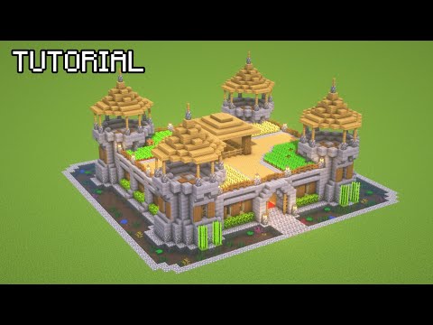 Minecraft: How to Build Large CASTLE Tutorial (#2)
