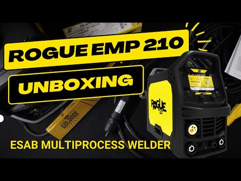 Unboxing the NEW Rogue EMP 210 PRO portable multiprocess welder from ESAB