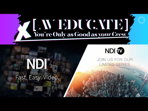 AV TECH TALKS: 15 - A DEEP DIVE ON HOW TO USE NDI (ONLINE TRAINING)