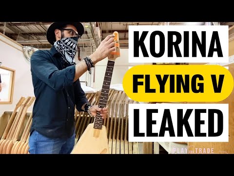 KORINA FLYING V Leaked by Gibson's Cesar at CUSTOM SHOP // Collector's Edition 1958 Korina Flying V