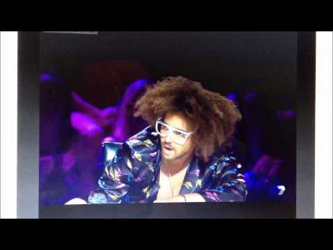 Redfoo finds out his song has gone to number one live on The X Factor