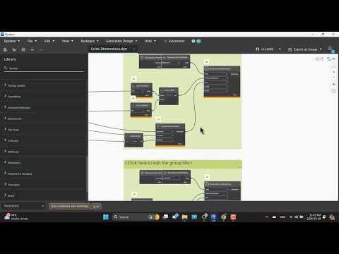 Scripting for Dimensioning Grids in Revit 2023