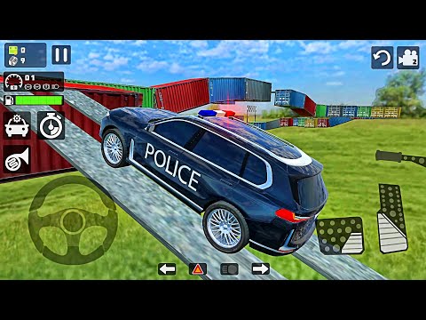 Police BMW X7 On A New Stunt Track - Luxury SUV Sheriff - Android Gameplay