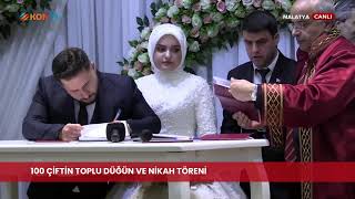 "YUVALAR KURUYORUZ" PROJESİ  100 ÇİFTİN TOPLU DÜĞÜN VE NİKAH TÖRENİ 15