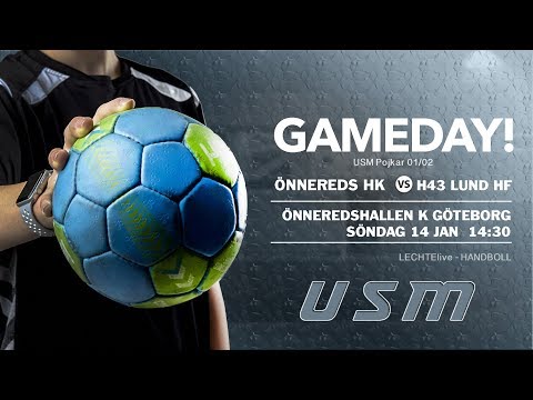 2018-01-14 USM P01/02 Önnereds HK vs H43 Lund HF (26-26)